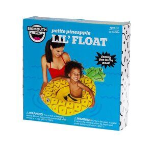 Pineapple Swim Ring Pool Float With Leg Holes For Ages 1-3 Up To 45lbs